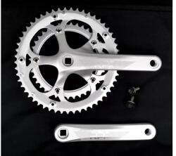 Prowheel Ounce 420-N négyszögtengelyes országúti hajtómű 39-53T, 2x9, 170 mm, alumínium, matt ezüst