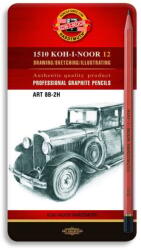 KOH-I-NOOR Professional GraphiteSet of Pencils Art Művész ceruza készlet 12 db (1512N12001PL)
