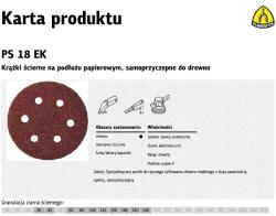 Klingspor Tapadókorong 150mm Ps18ek Gls3 Granuláció 80 270403 (270403) (270403)