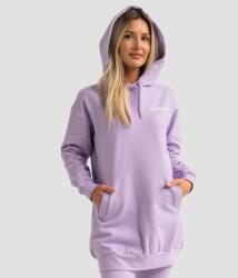 GymBeam Limitless Longline női kapucnis pulóver Lavender XL