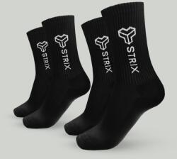 GymBeam STRIX Essential Crew zokni 2Pack Black M