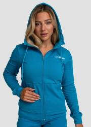 GymBeam Limitless női cipzáras pulóver Aquamarine XS