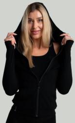 GymBeam STRIX MERINO I Zip Hoodie női pulóver Black XS