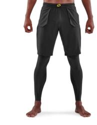 SKINS Series-5 Travel and Recovery Black kompressziós leggings S