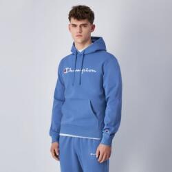Champion Big Logo Fleece kapucnis pulóver Blue XL