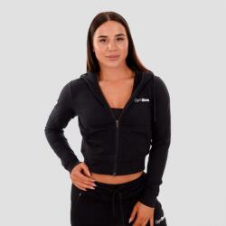GymBeam TRN női kapucnis pulóver Black S