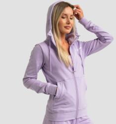 GymBeam Limitless női cipzáras pulóver Lavender XXL