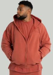 GymBeam STRIX Washed Zip kapucnis pulóver Terra XL