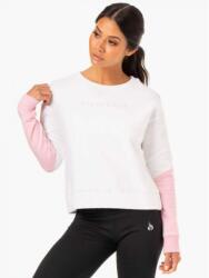 Ryderwear Hybrid Pullover Jumper White Pink XS