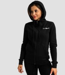 GymBeam Limitless női cipzáras pulóver Black M
