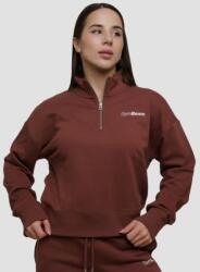 GymBeam Agile 1/2 Zip női pulóver Root XS