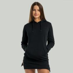GymBeam STRIX ALPHA Longline női kapucnis pulóver Black L