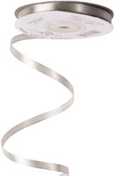  Szürke színű szatén szalag 6mmX22, 86m 6409