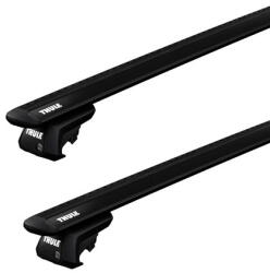 Thule Suport pentru plaf cu EVO WingBar Black Volkswagen Cross Polo 5-dr Hatchback cu șarpante de acoperiș (hagus) 06-09