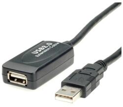 PROCONNECT USB-A Apa - USB-A Anya Aktív Hosszabbító Kábel - 30m, Fekete