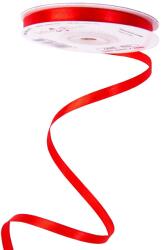  Piros színű szatén szalag 6mmX22, 86m 6440