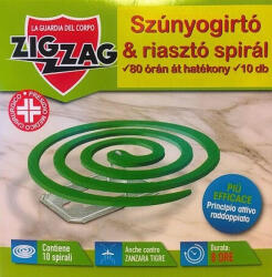  Szúnyogriasztó és írtó spirál 10db/cs Zig-Zag (citr6601)