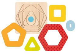 Goki Puzzle stratificat potriveste formele geometrice (AAD-GOKI57421)