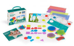 Miniland Joc educational Forme geometrice cu piese translucide (AAD-ML32164)
