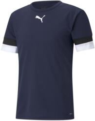 PUMA Férfi futballmez - PUMA teamRISE Jersey L fekete|kék