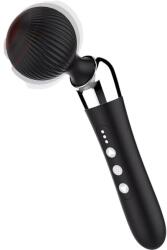  Hajlított, akkus masszírozó vibrátor (fekete) - vagyaim