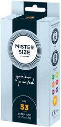 MISTER SIZE - тънък презерватив - 53мм - 10 броя - lovesexshop