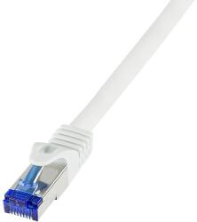 LogiLink Patch cable Cat. 6A S/FTP Ultraflex 3P/GHMT certified, white 5.0m (C6A071S)