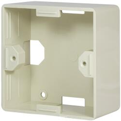 LogiLink Surface back box for flush mount outlets, pearl white (NP0222)