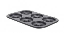de Buyer Fánk sütőforma, 6 fánkhoz, acél, de Buyer (DB471206)