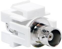 LogiLink Keystone Coupler BNC 50 Ohm F/F, white (NK0019)