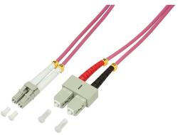 LogiLink Fibre Patch Cord OM4 LC-SC 15m Duplex (FP4LS15)