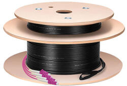 LogiLink Fiber törzskábel U-DQ(ZN)BH, 4 eres multimódusú OM4, 120 m, LC/UPC - LC/UPC (FT1U120)