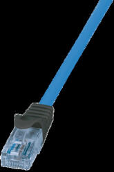 LogiLink Prémium patch kábel, Cat. 6A, U/UTP, 10G/PoE/HDBT, kék, 50 m (CPP050)