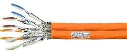 LogiLink Cat. 7 1000MHz Installation Cable AWG23 S/FTP, 50m duplex, orange (CPV0065)