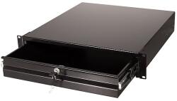 LogiLink 19" Drawer for 19 inch racks, 2U, lockable, black (SF163B)
