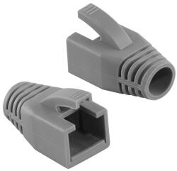 LogiLink Modular RJ45 Plug Cable Boot 8mm grey, 10pcs (MP0034)
