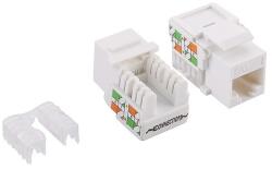 LogiLink Keystone Jack Cat. 5e UTP EconLine 90 Punch down, white (NK4006)