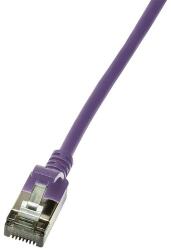 LogiLink Patch cable Cat. 6A STP TPE SlimLine violet 0, 3m (CQ9019S)