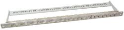 LogiLink Keystone Panel 0.5U, 24 Ports, shielded, grey (NK4039)