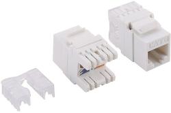 LogiLink Keystone Jack Cat. 6 UTP 180 Punch down, white (NK4005)