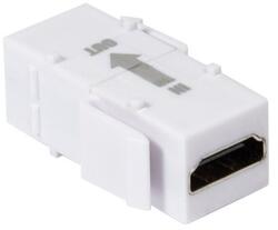 LogiLink HDMI Keystone Coupler with Repeater, white (NK0014R)