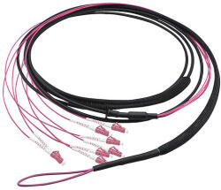 LogiLink Fiber törzskábel U-DQ(ZN)BH, 8 eres multimódusú OM4, 20 m, LC/UPC - LC/UPC (FT2U020)