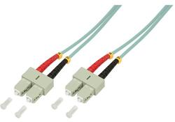 LogiLink Fibre Patch Cord OM3 SC-SC 1, 0m Duplex (FP3SC01)