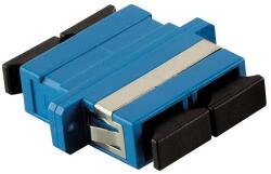 LogiLink Fibre Adapter SC Duplex SM, blue, with flange (FA01SC1)