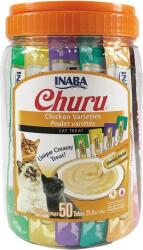Inaba Foods Cat Churu piure pentru pisici (Pui mix) (50 x 14 g)