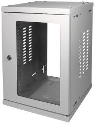 LogiLink 10" Wallmount Cabinet SoHo, 08U, grey (W09Z33G)