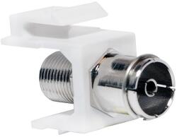 LogiLink Keystone Coupler IEC female > F-Type female (NK0020)