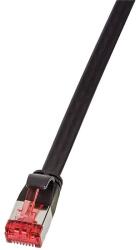 LogiLink Patch Cable Flat Cat. 6A Shielded 7, 50m black (CF2083S)