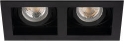 Kanlux Aret 2xDTL fekete beépíthető dekorációs keret (KAN-38368) Gx5, 3/GU10 2 izzós IP20 (38368)