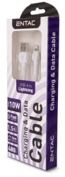 Entac Kábel USB-A -> Lightning Classic Fehér 150cm